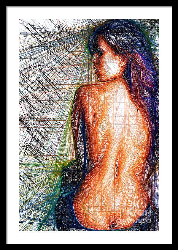 Framed Print - Female Figure