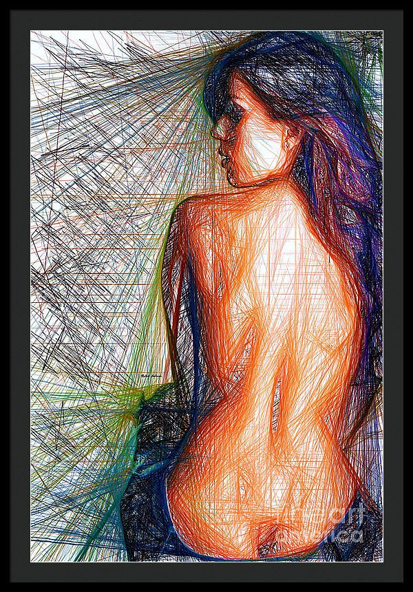 Framed Print - Female Figure