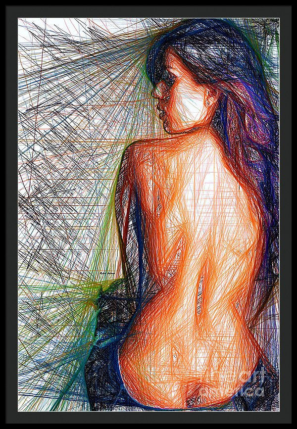 Framed Print - Female Figure