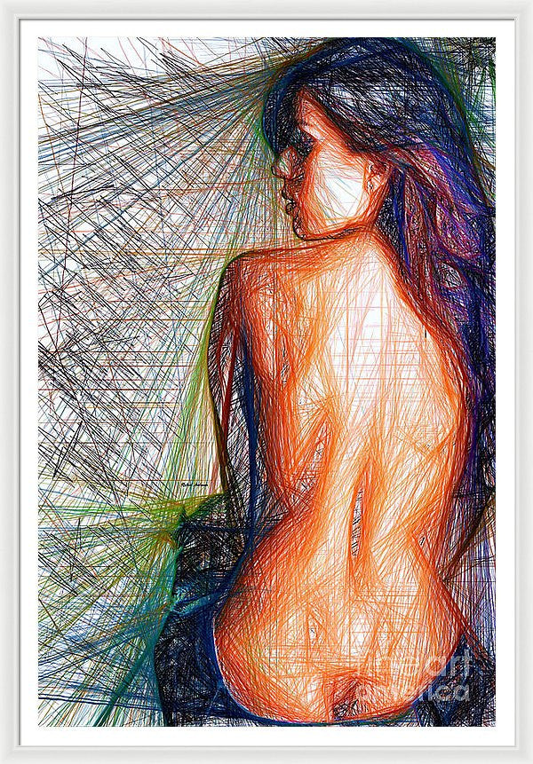 Framed Print - Female Figure