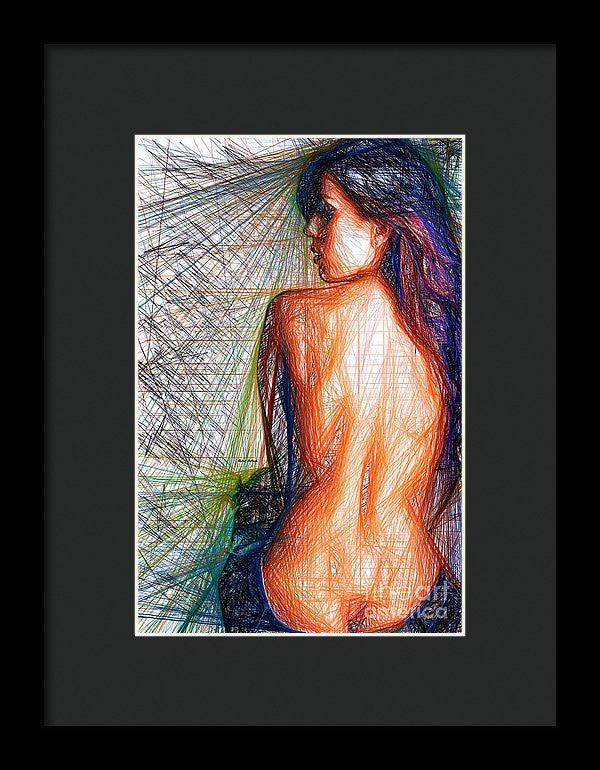 Framed Print - Female Figure