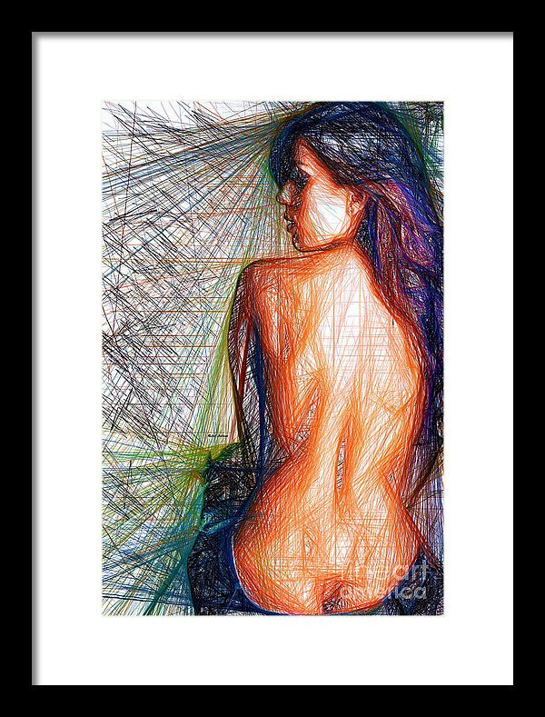 Framed Print - Female Figure