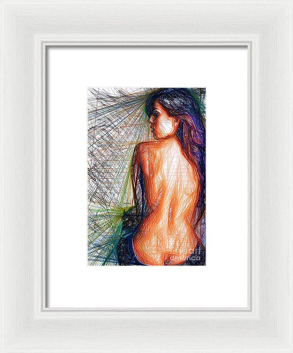 Framed Print - Female Figure