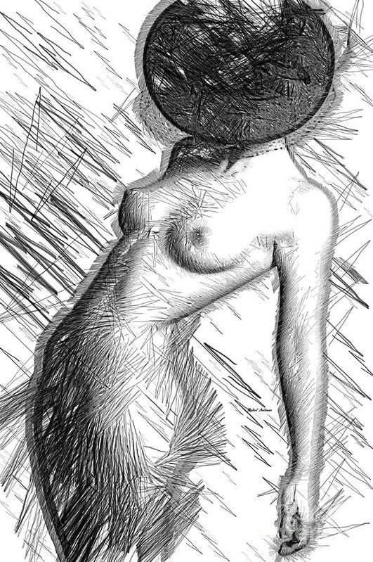 Art Print - Female Figure Sketch 1266