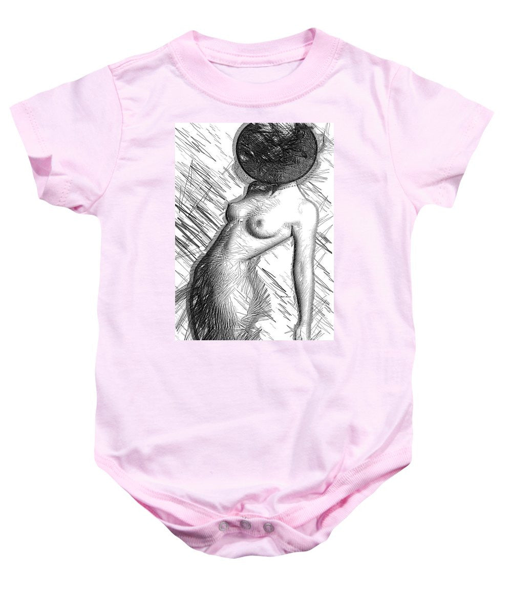 Baby Onesie - Female Figure Sketch 1266