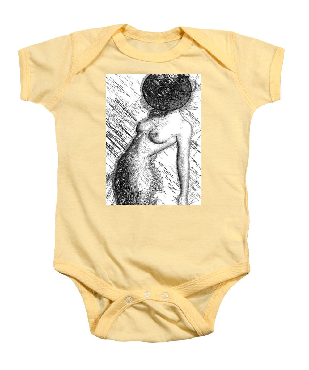 Baby Onesie - Female Figure Sketch 1266