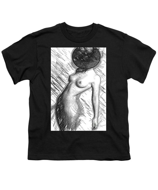 Youth T-Shirt - Female Figure Sketch 1266