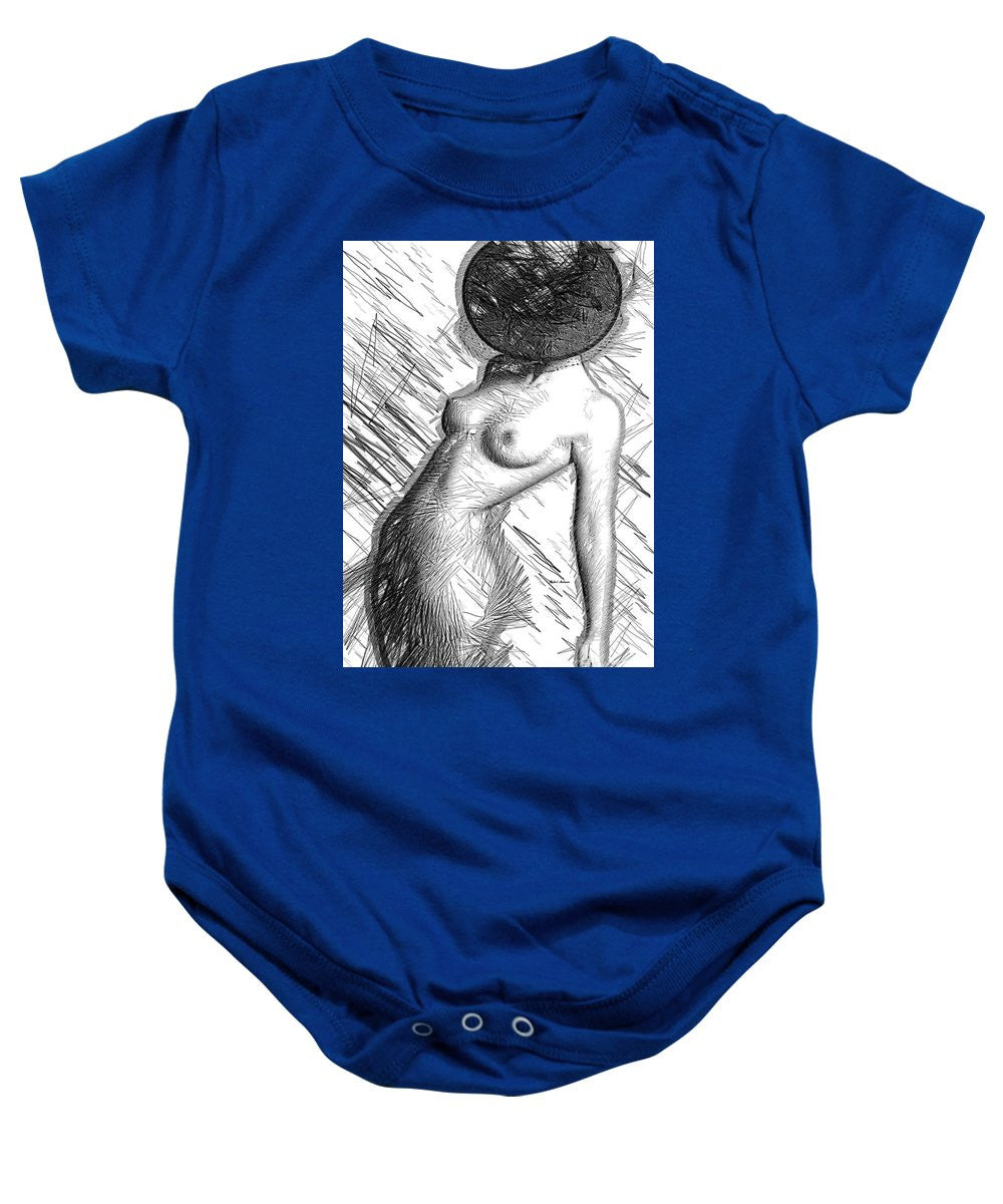 Baby Onesie - Female Figure Sketch 1266