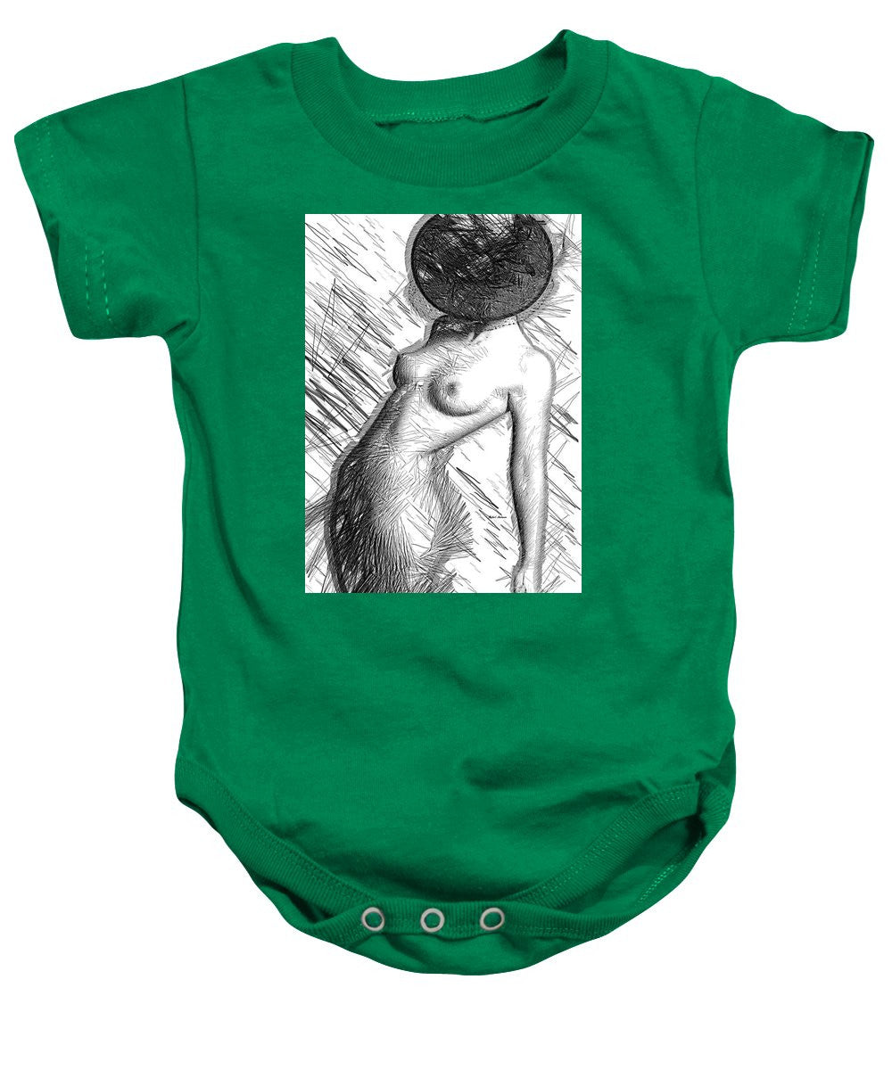 Baby Onesie - Female Figure Sketch 1266