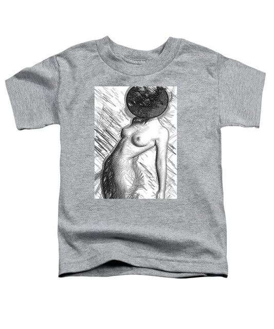 Toddler T-Shirt - Female Figure Sketch 1266