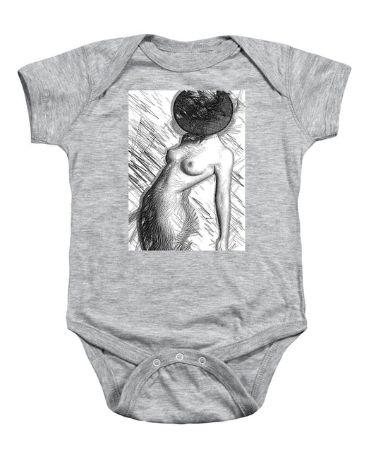 Baby Onesie - Female Figure Sketch 1266