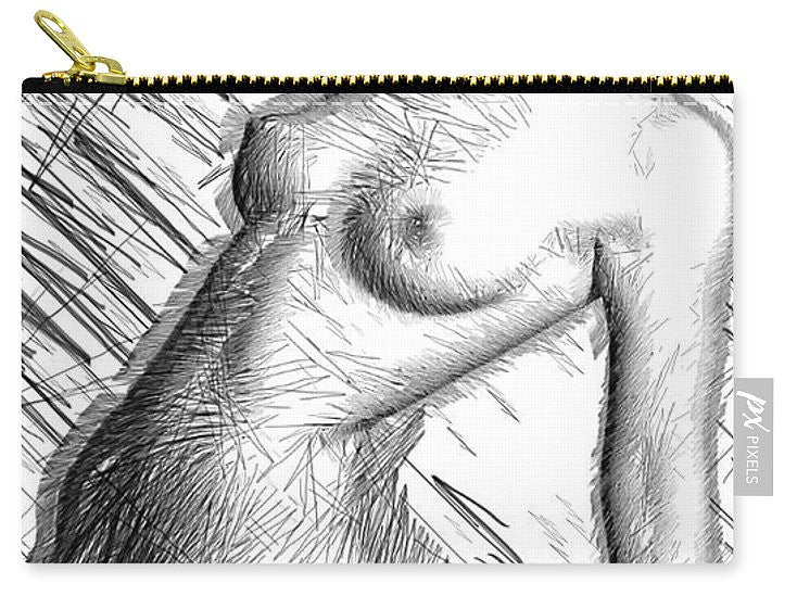 Carry-All Pouch - Female Figure Sketch 1266