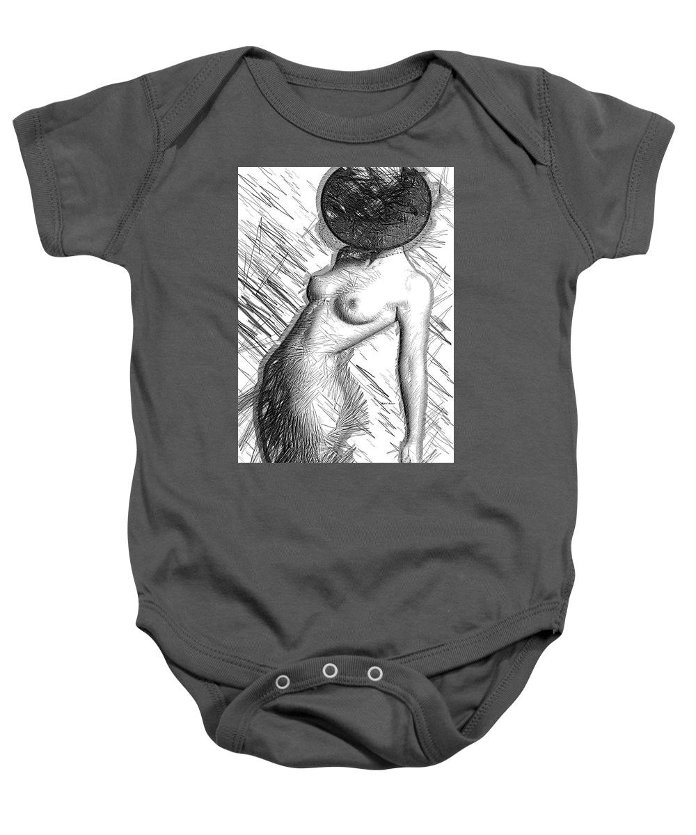 Baby Onesie - Female Figure Sketch 1266