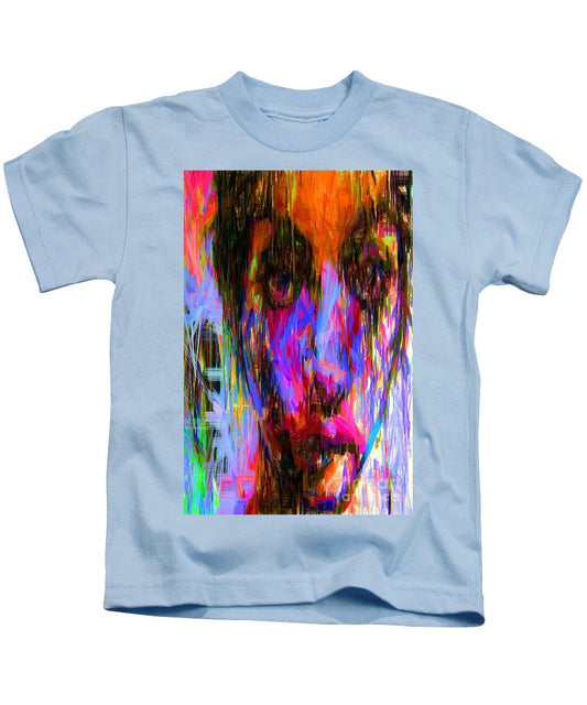 T-shirt pour enfant - Portrait de femme 0130