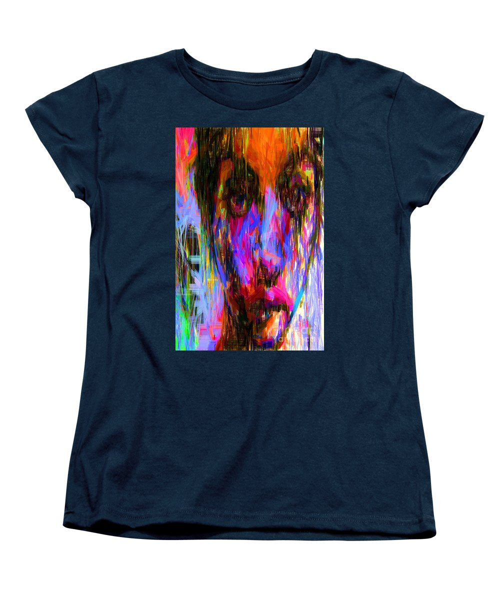 T-shirt femme (coupe standard) - Portrait féminin 0130