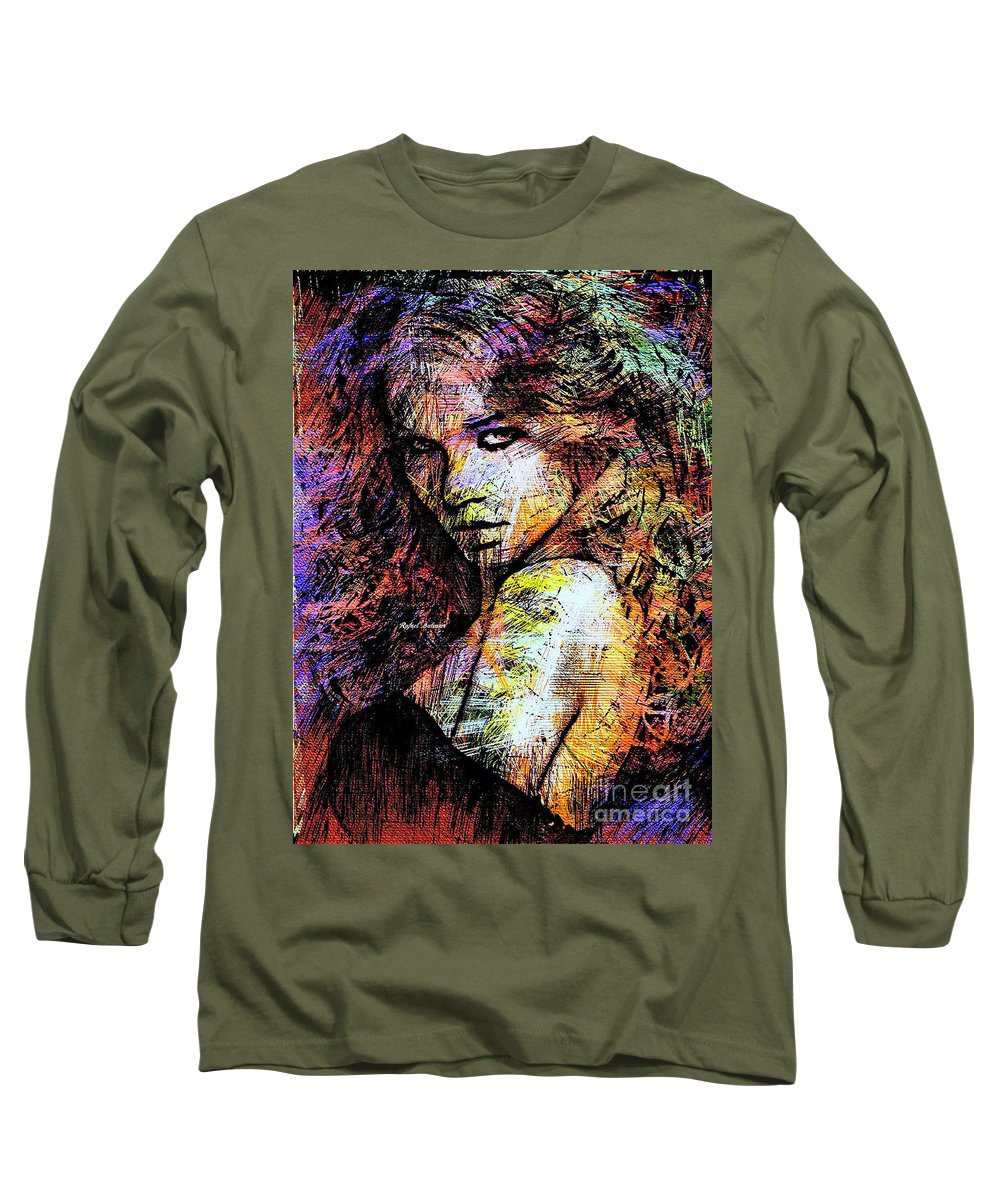 Female Portrait 1955 - Long Sleeve T-Shirt