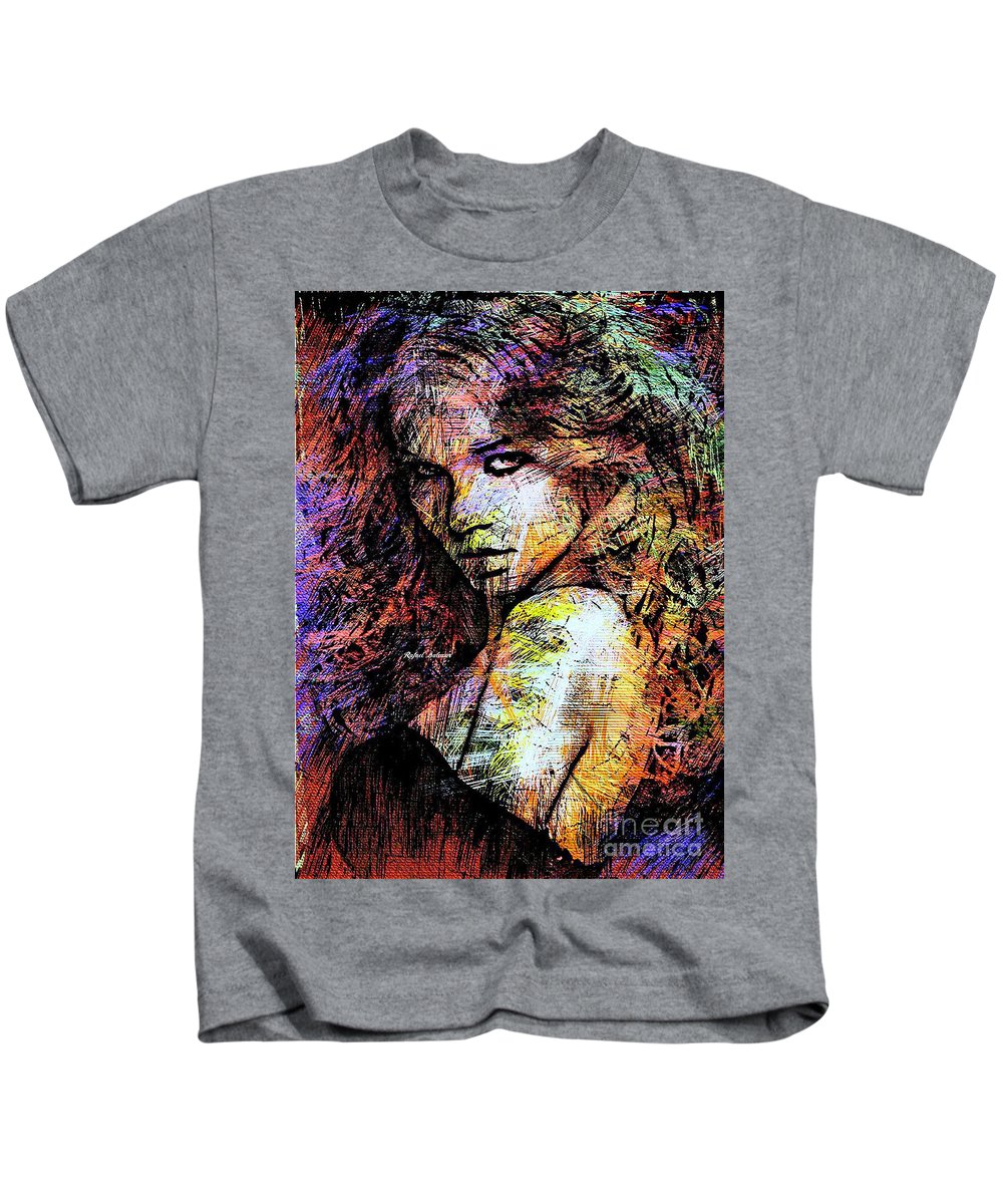 Female Portrait 1955 - Kids T-Shirt