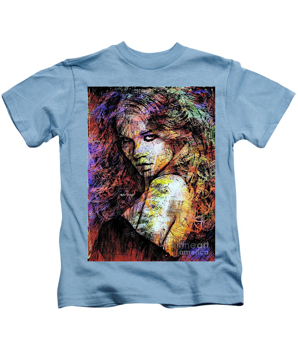 Female Portrait 1955 - Kids T-Shirt