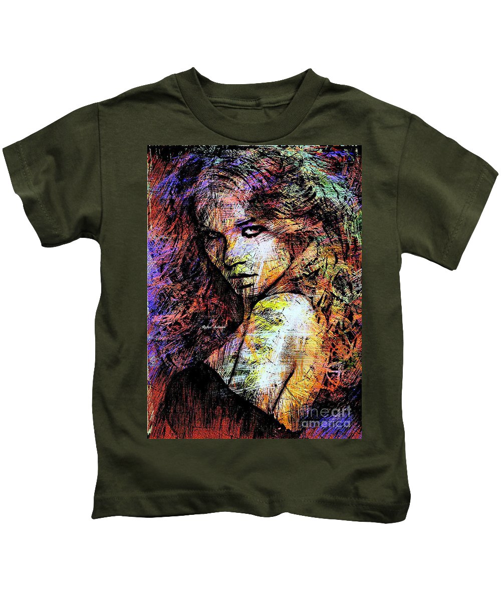 Female Portrait 1955 - Kids T-Shirt