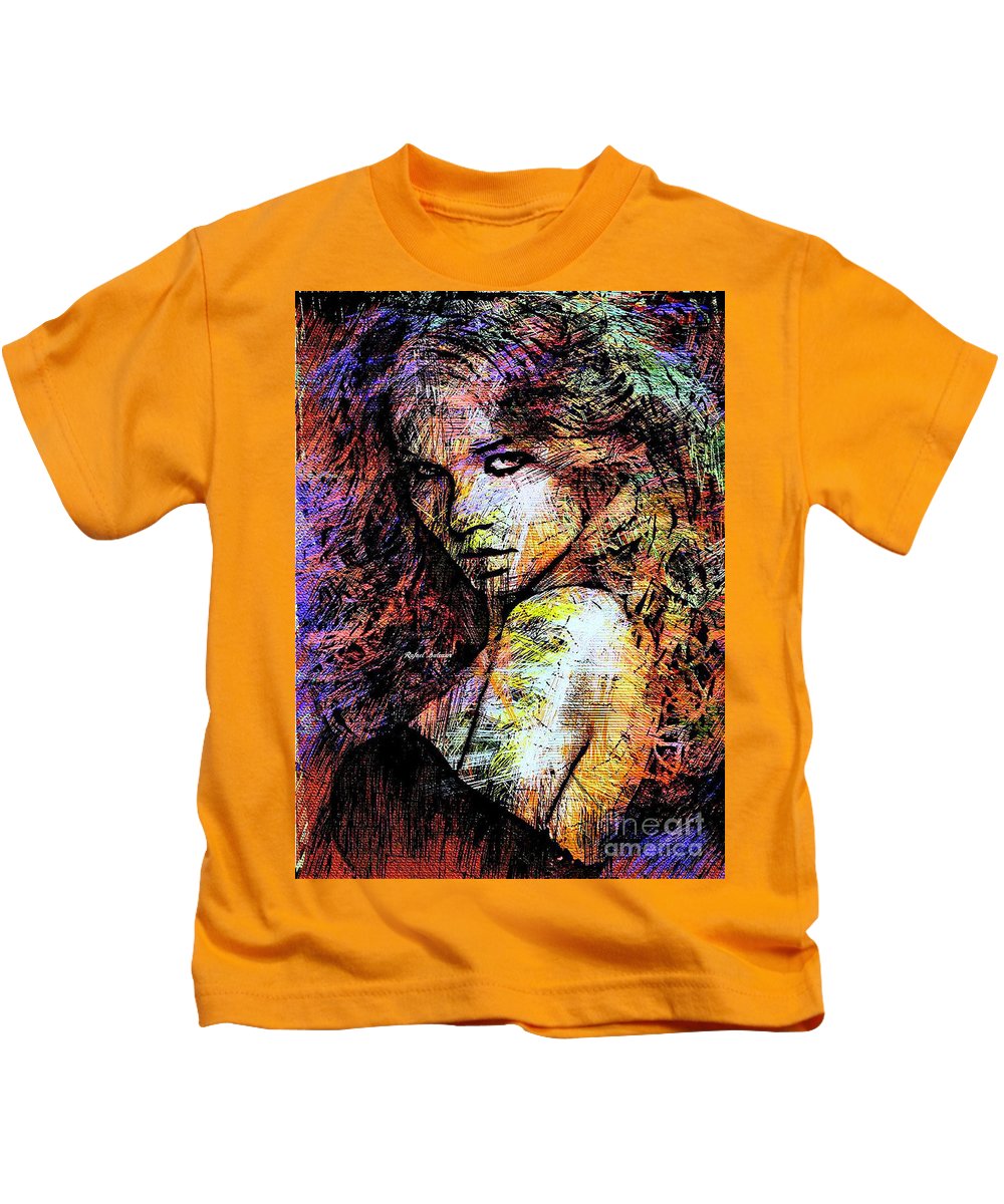 Female Portrait 1955 - Kids T-Shirt