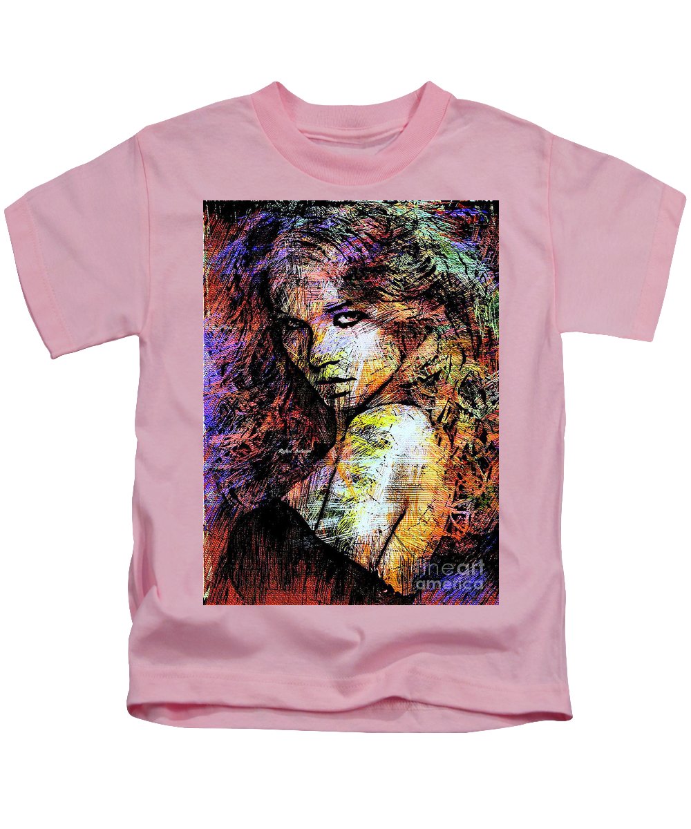 Female Portrait 1955 - Kids T-Shirt