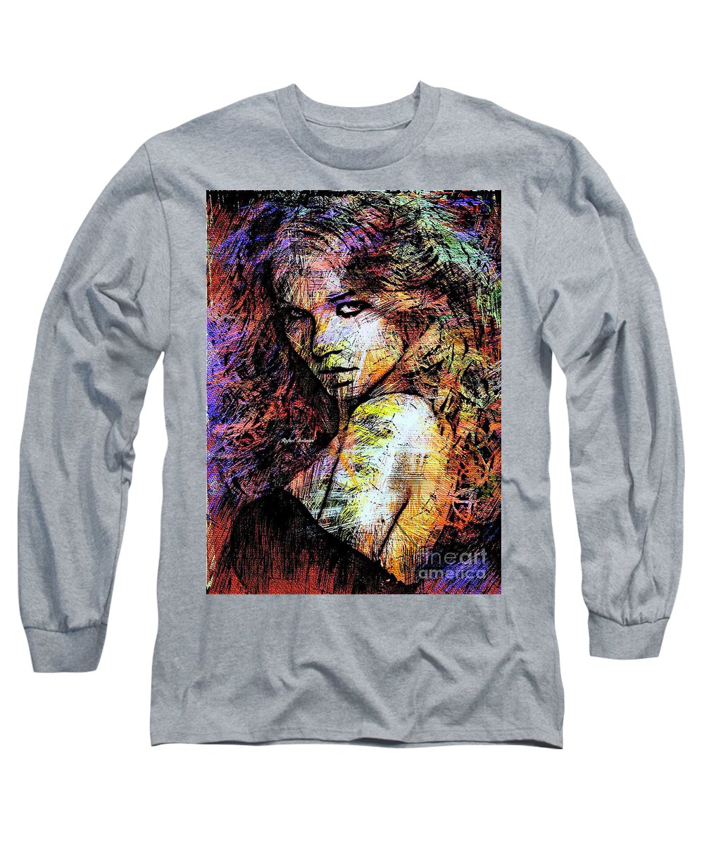 Female Portrait 1955 - Long Sleeve T-Shirt