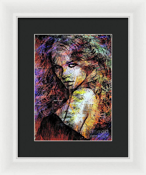 Female Portrait 1955 - Framed Print