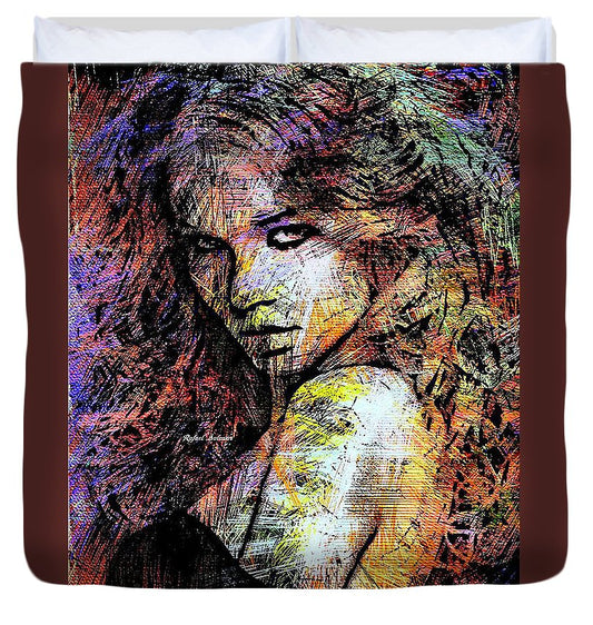 Female Portrait 1955 - Duvet Cover