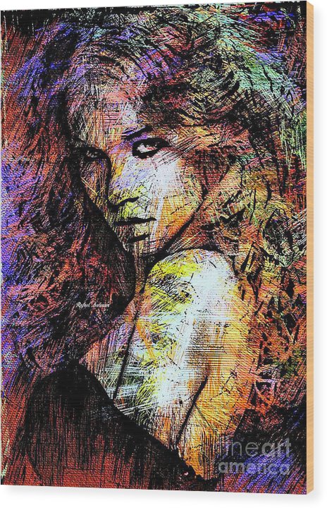 Portrait de femme 1955 - Impression sur bois