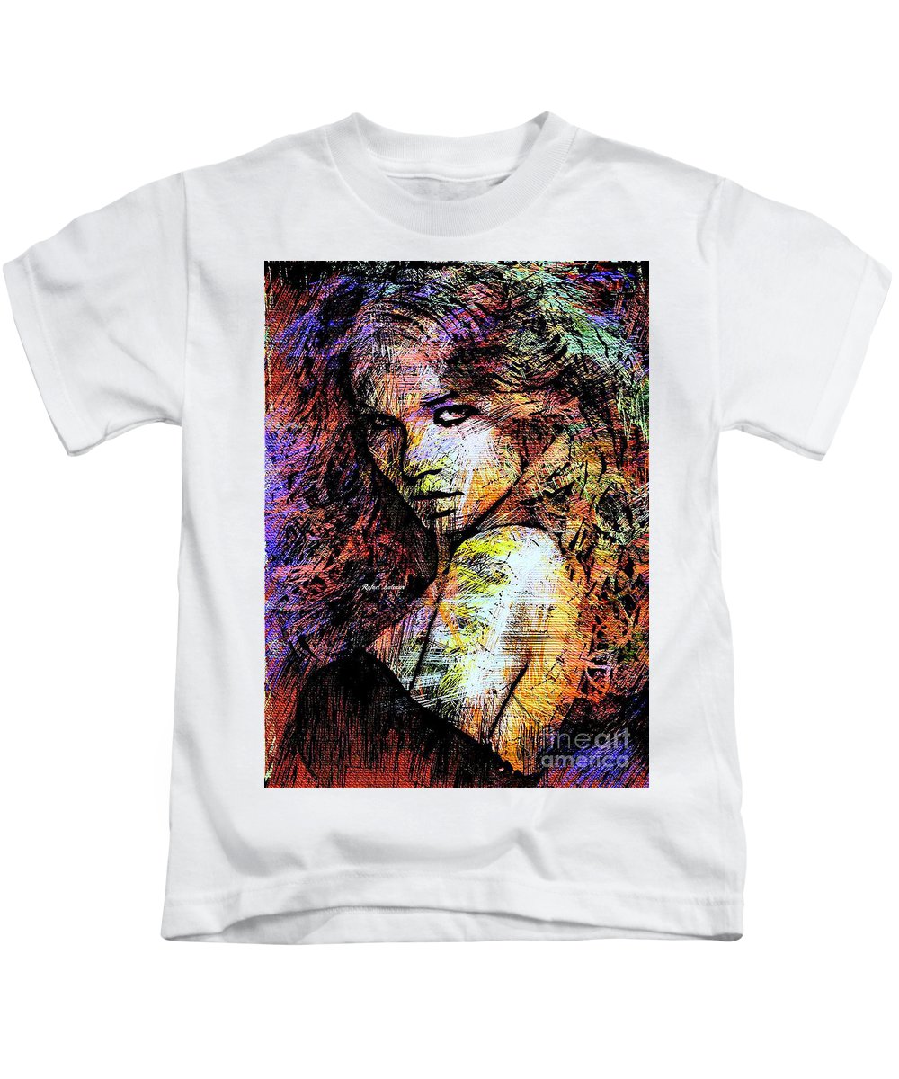 Female Portrait 1955 - Kids T-Shirt