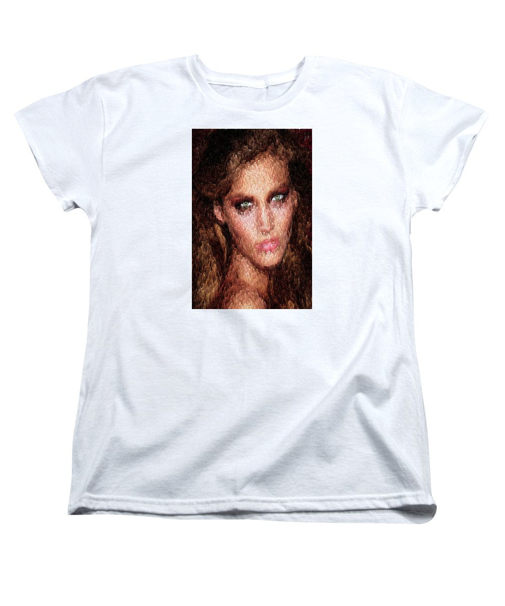 Women's T-Shirt (Standard Cut) - Female Portrait 2