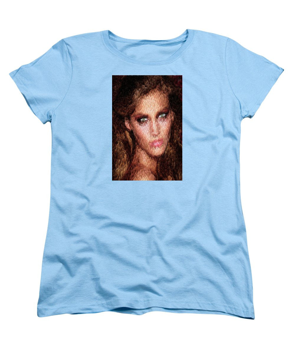 Women's T-Shirt (Standard Cut) - Female Portrait 2