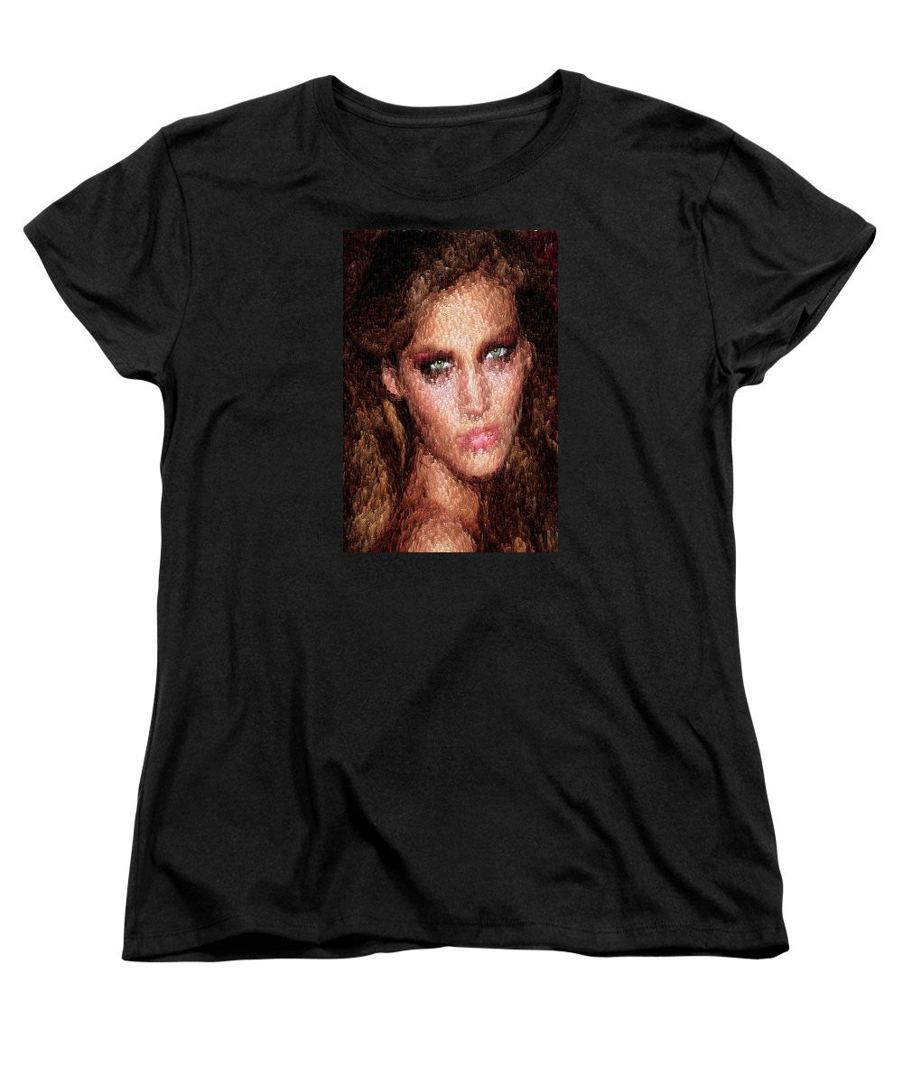 Women's T-Shirt (Standard Cut) - Female Portrait 2