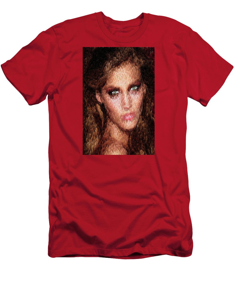 Men's T-Shirt (Slim Fit) - Female Portrait 2