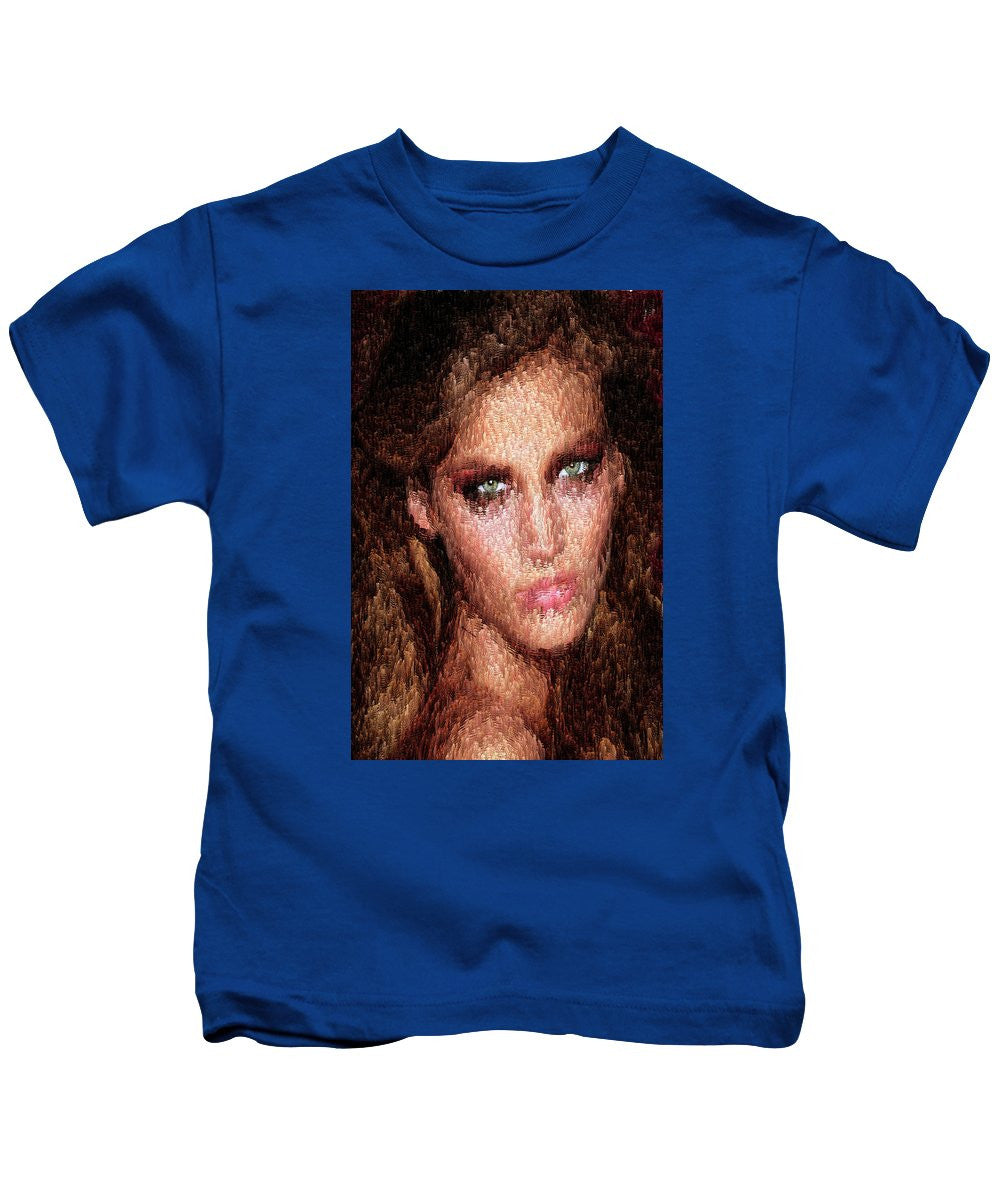 Kids T-Shirt - Female Portrait 2