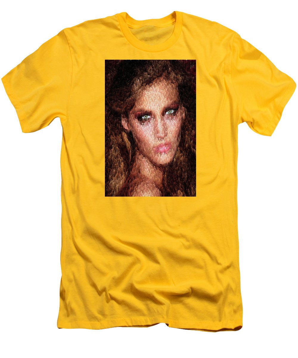 Men's T-Shirt (Slim Fit) - Female Portrait 2