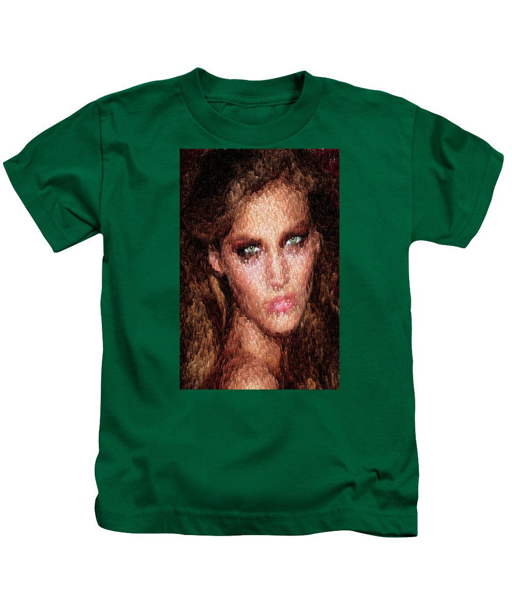 Kids T-Shirt - Female Portrait 2