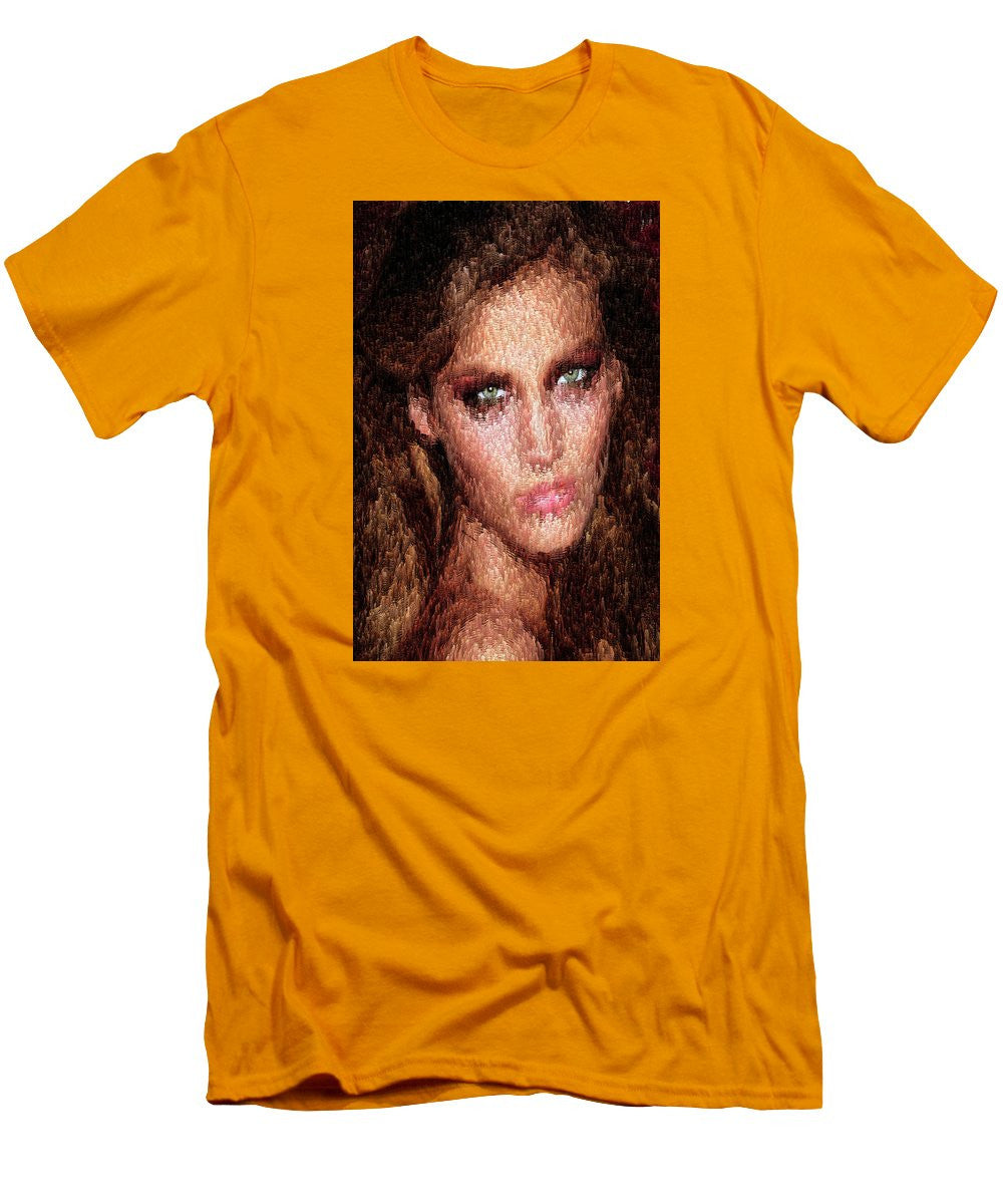 Men's T-Shirt (Slim Fit) - Female Portrait 2