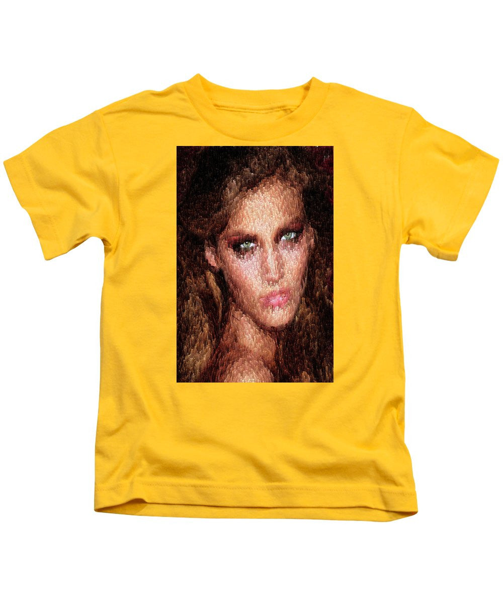 Kids T-Shirt - Female Portrait 2