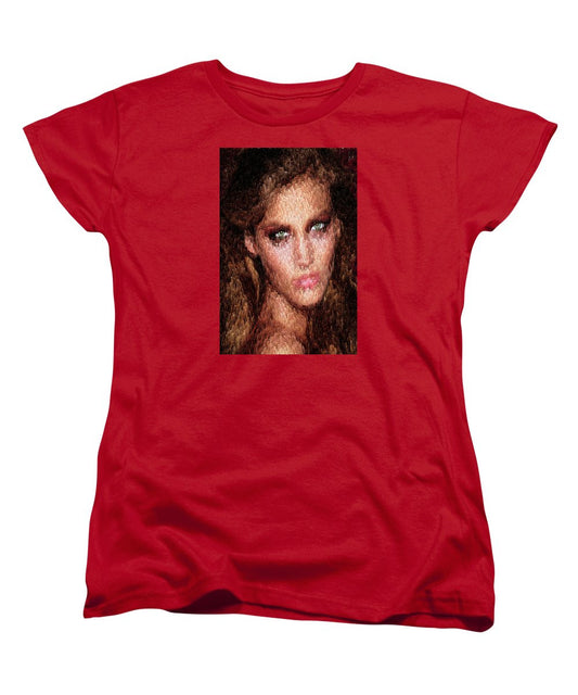 Women's T-Shirt (Standard Cut) - Female Portrait 2