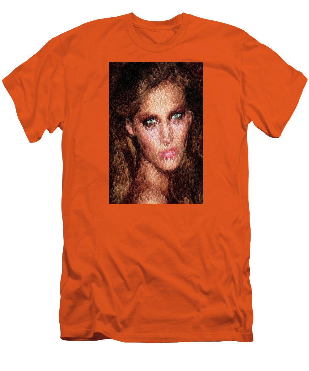 Men's T-Shirt (Slim Fit) - Female Portrait 2