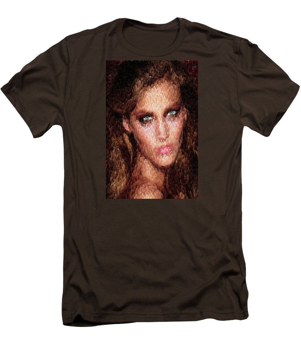 Men's T-Shirt (Slim Fit) - Female Portrait 2