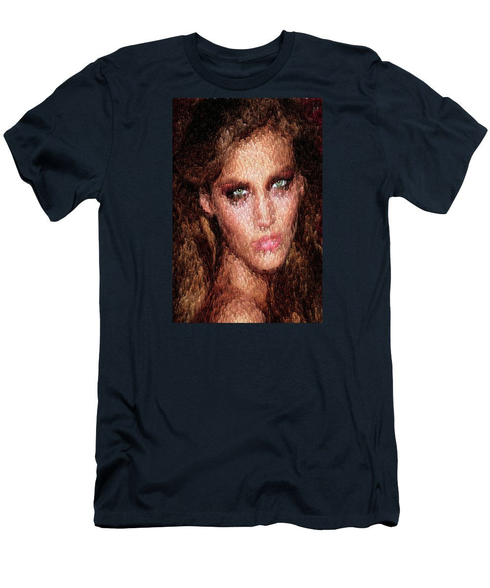 Men's T-Shirt (Slim Fit) - Female Portrait 2