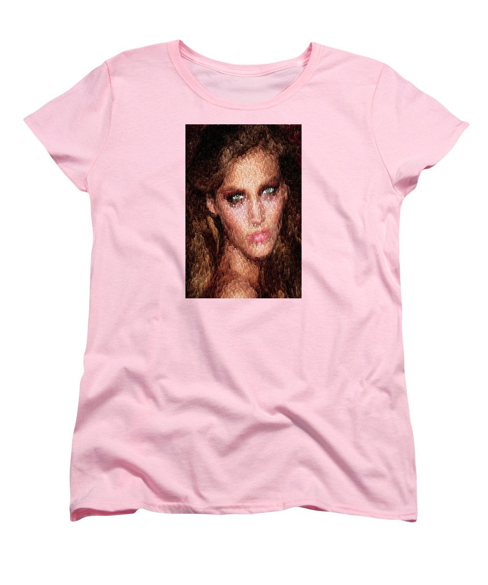 Women's T-Shirt (Standard Cut) - Female Portrait 2