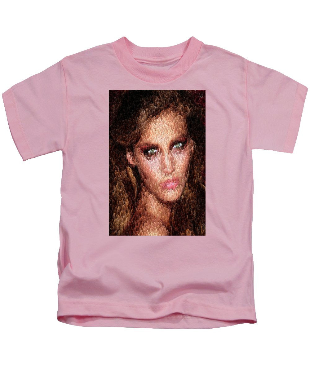 Kids T-Shirt - Female Portrait 2