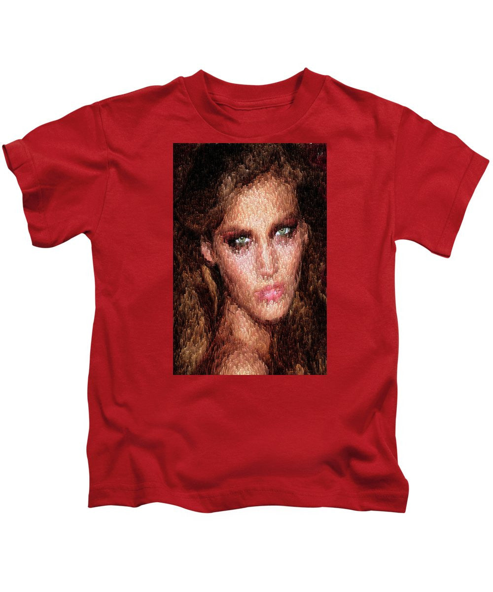 Kids T-Shirt - Female Portrait 2