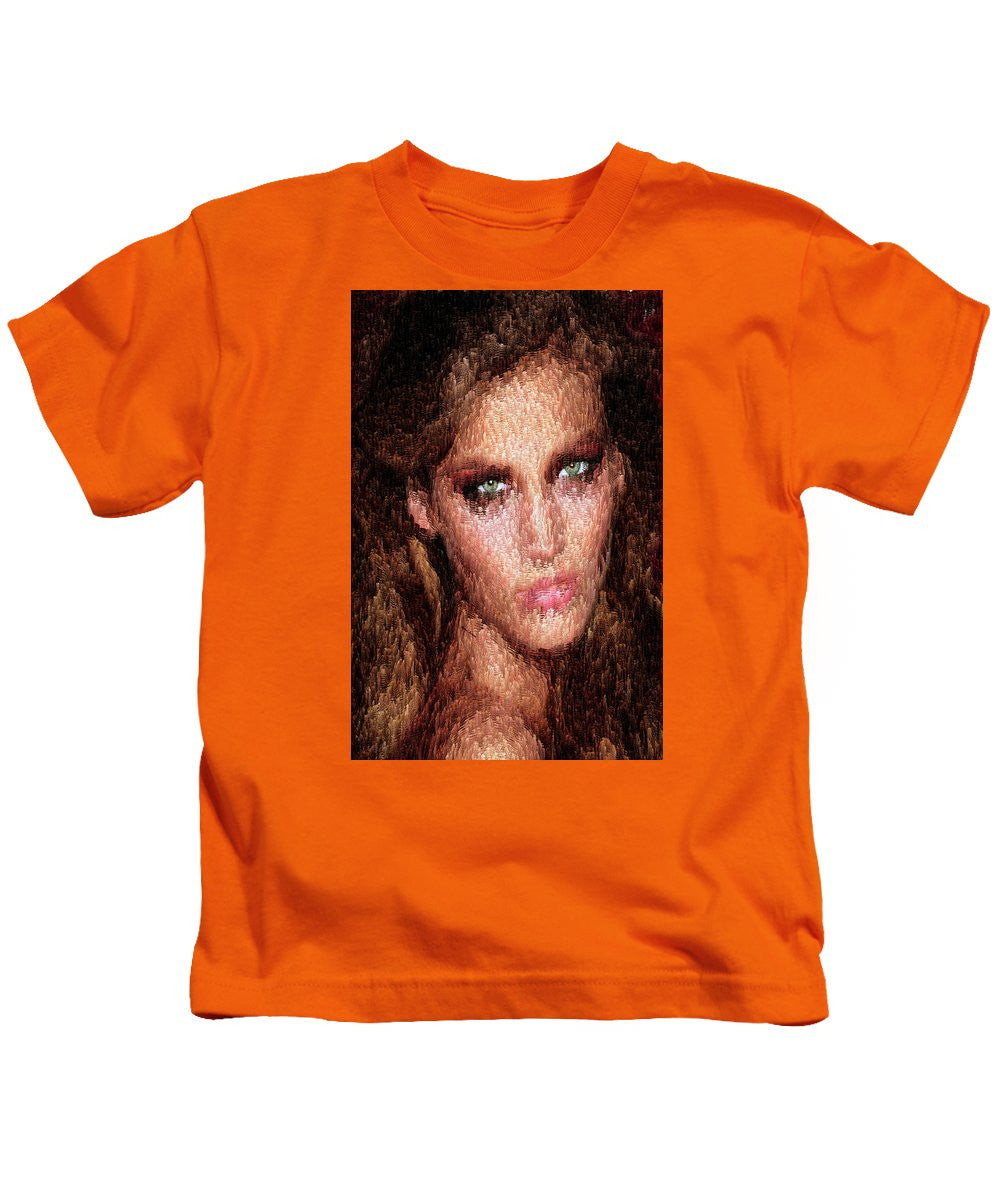 Kids T-Shirt - Female Portrait 2