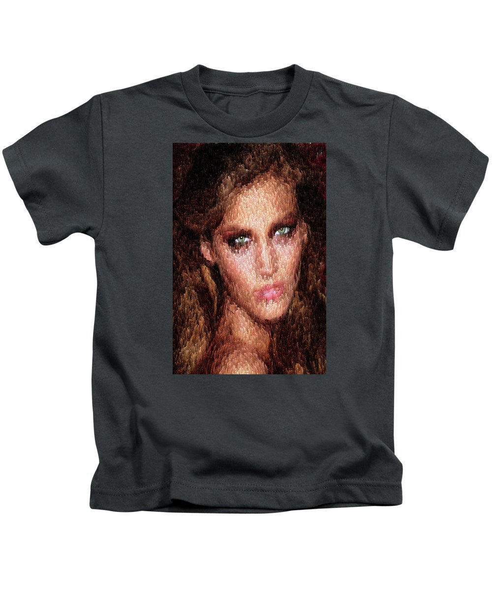 Kids T-Shirt - Female Portrait 2