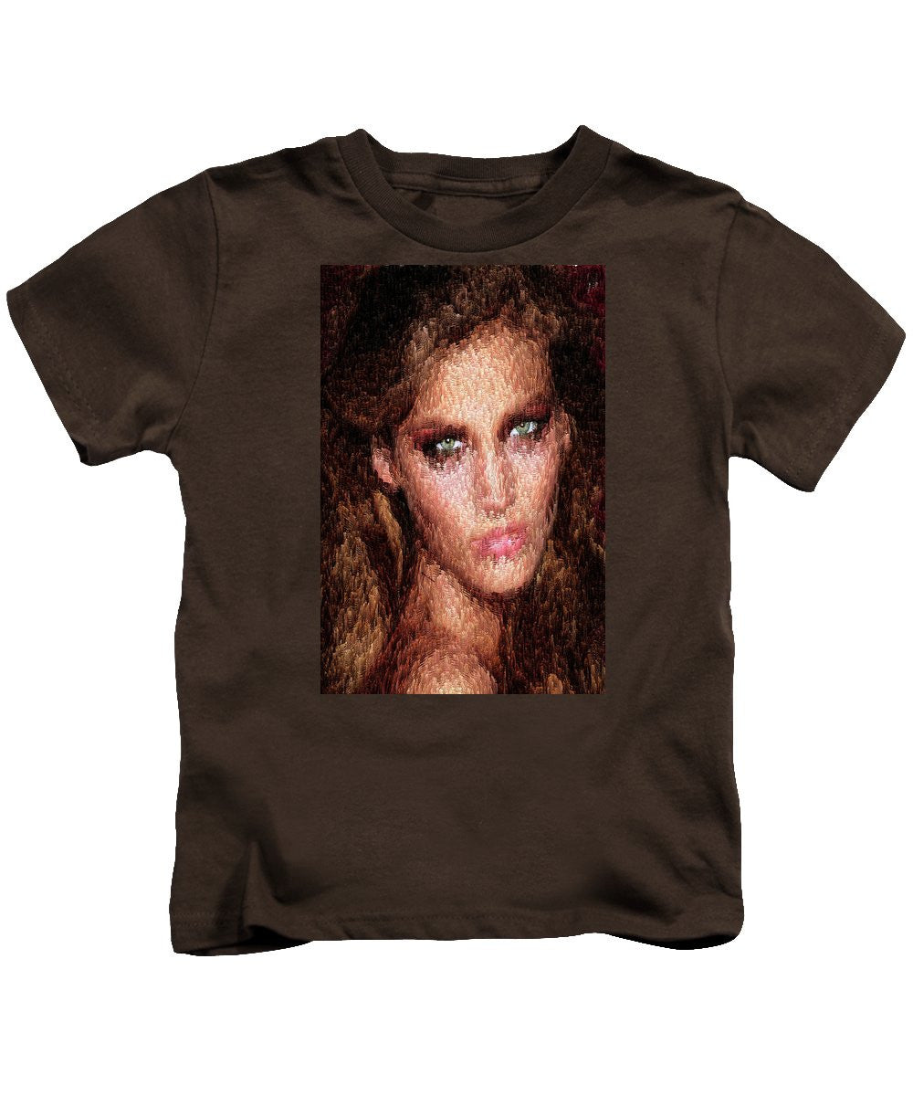 Kids T-Shirt - Female Portrait 2