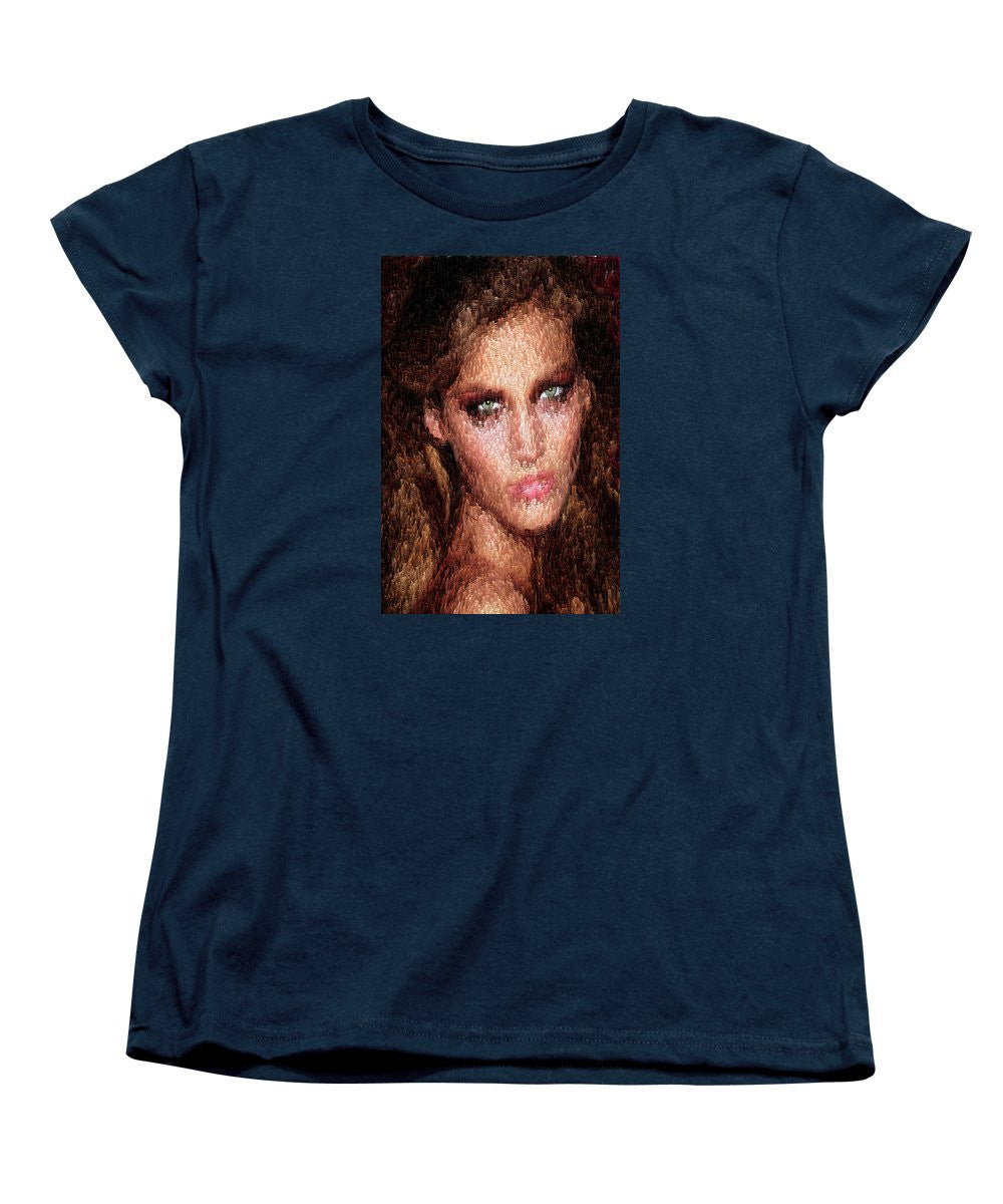 Women's T-Shirt (Standard Cut) - Female Portrait 2